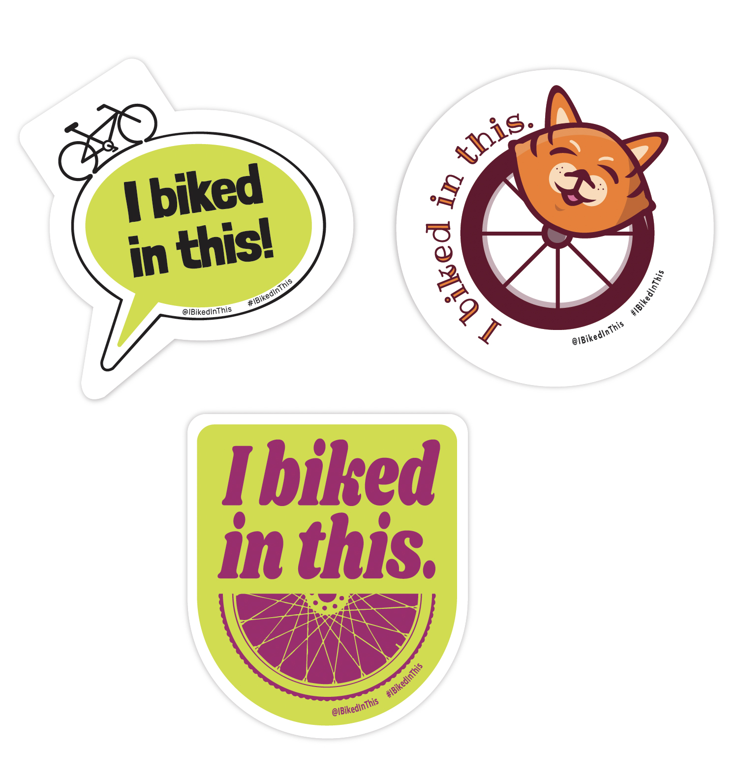 I biked in this. Logo/sticker design